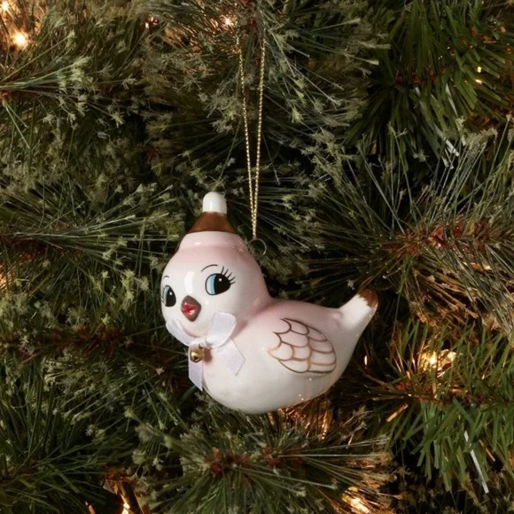 Target Wondershop Retro Baby Pink Bird Christmas Ornament - Picture 7 of 9